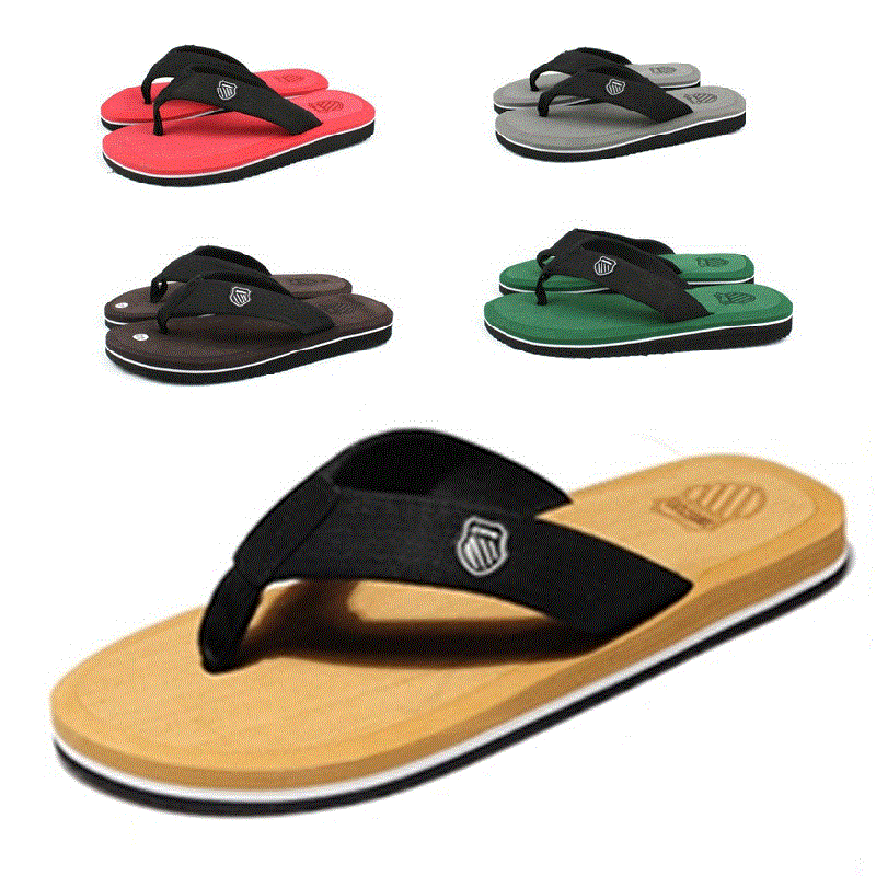Flip-flops men summer slippers Mens beach shoes boy slipper