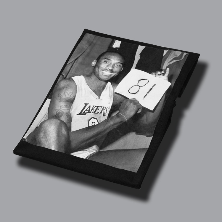 科比81分拉塞尔同款t恤湖人队篮球短袖 科比退役纪念 模仿张伯伦