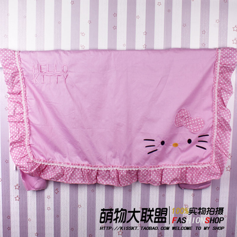Hello kitty 粉色 可爱纯棉 电视机套 电视防尘罩 电视保护罩