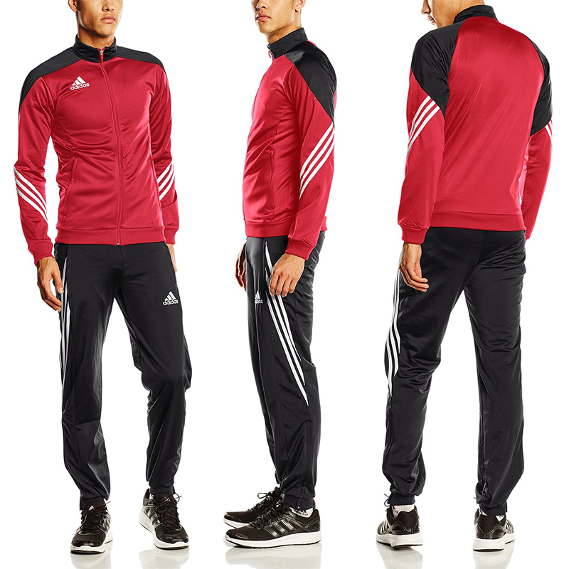 Adidas/阿迪达斯运动套装Sereno 14男女健身跑步针织运动服套装