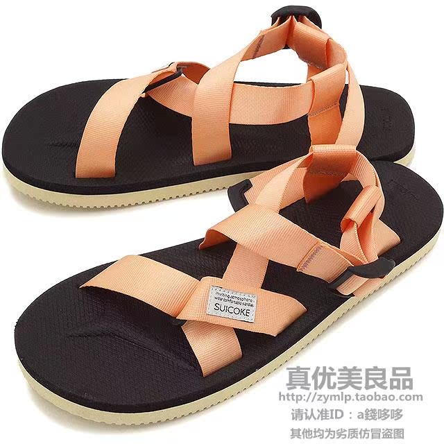 日本正品代购SUICOKE CHIN2时尚户外沙滩鞋男女士尼龙凉鞋