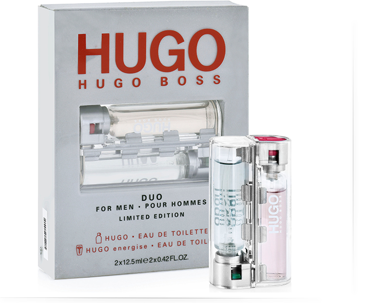 正品代购 HUGO boss DUO 劲能优客珍藏版男士淡香水 2x12.5ML
