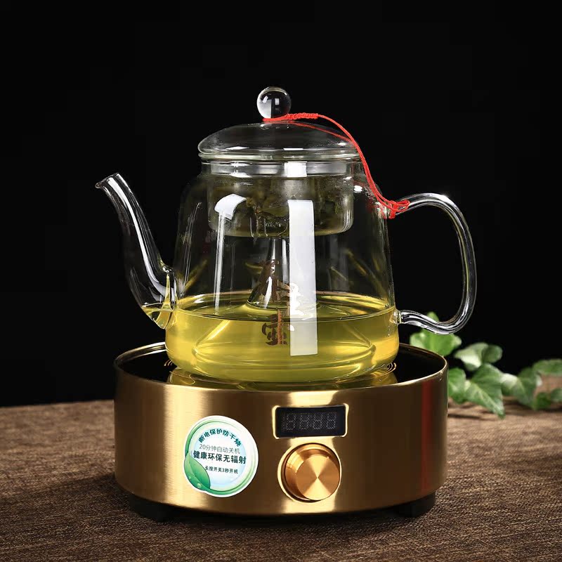 蒸茶器煮茶器黑茶普洱煮茶电热陶炉茶具套装玻璃冲茶器 顺丰包邮