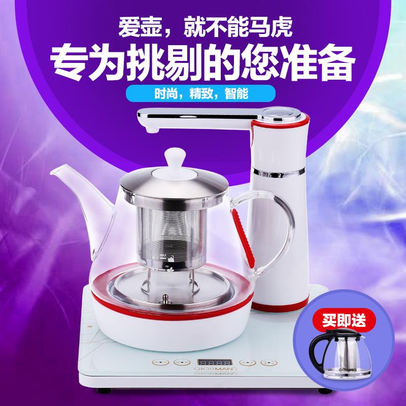 Giorman/佐曼 GTM-015T-G全自动上水电热水壶玻璃煮茶器养生烧水