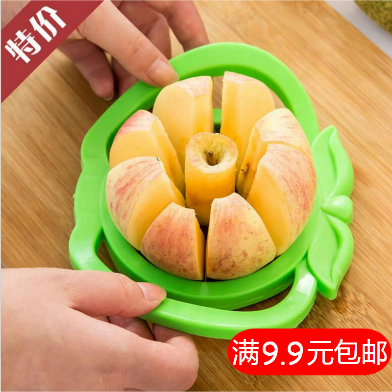 家用厨房优质不锈钢切苹果器切块切片去核器切割器水果切割器