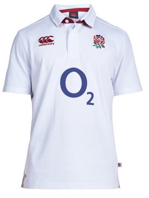Canterbury rugby 2015ENGLAND HOME CLASSIC SHORT SLEEVE WHITE