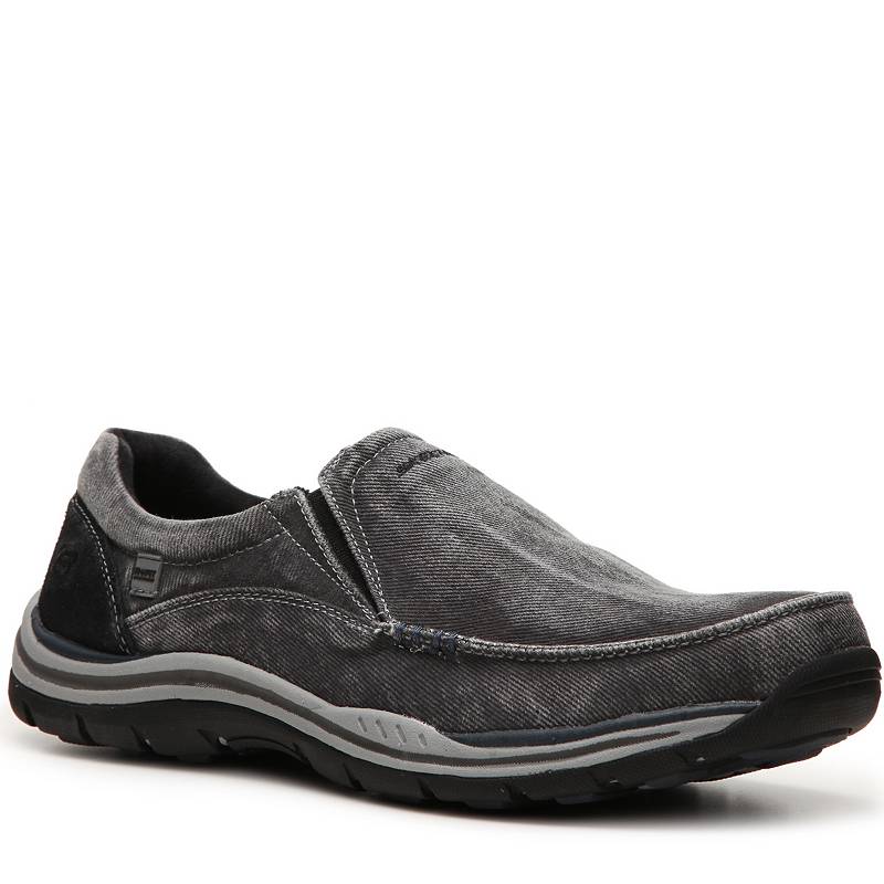 美国直邮Skechers/斯凯奇317053男鞋水洗帆布套脚舒适运动帆布鞋