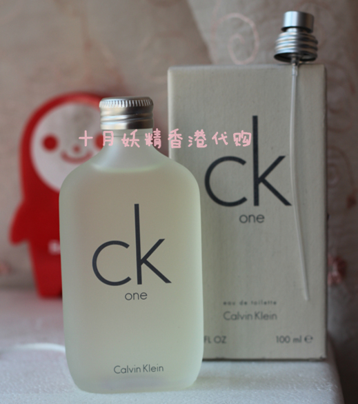 香港代购 Calvin Klein凯文克莱CK ONE中性男女士淡香水100ml EDT