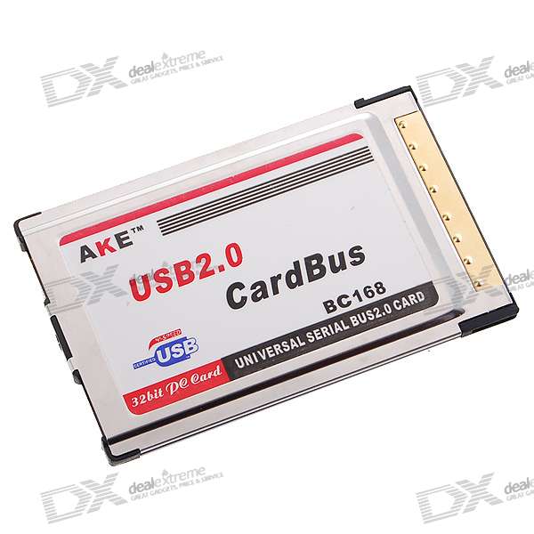 内置式不露头 PCMCIA转USB2.0卡 笔记本USB2.0扩展卡 VIA芯片
