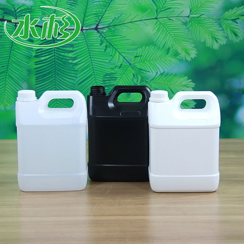 水杉塑料桶带盖塑料方形桶样品包装桶4L升公斤试剂瓶香精桶食品级