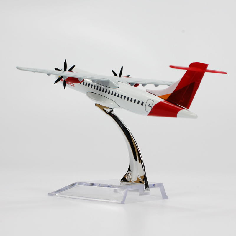 包邮实心合金ATR72-600哥伦比亚航空Avianca仿真静态客机飞机模型