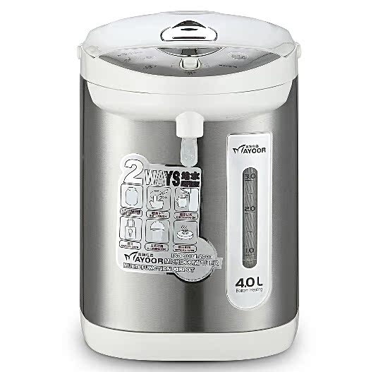 电热水瓶家用304不锈钢保温4l电热水壶烧水壶超大功率美扬M2-400G