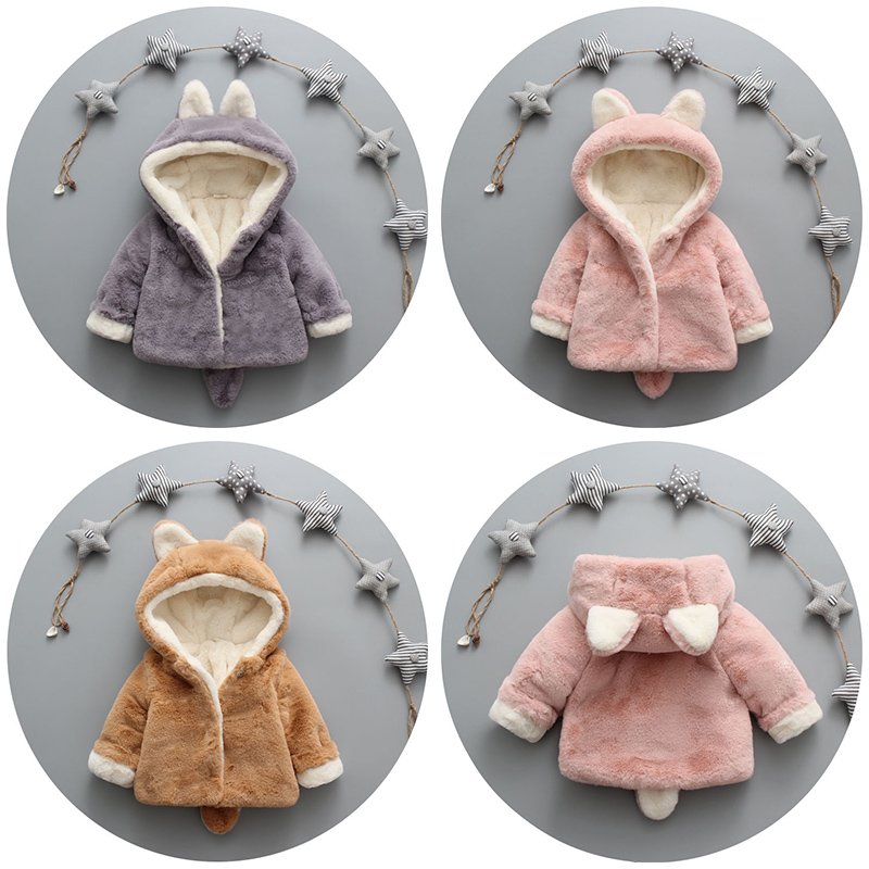 女宝宝男女童冬装棉衣外套加绒加厚秋冬季棉袄0-1-2-3岁半婴幼儿