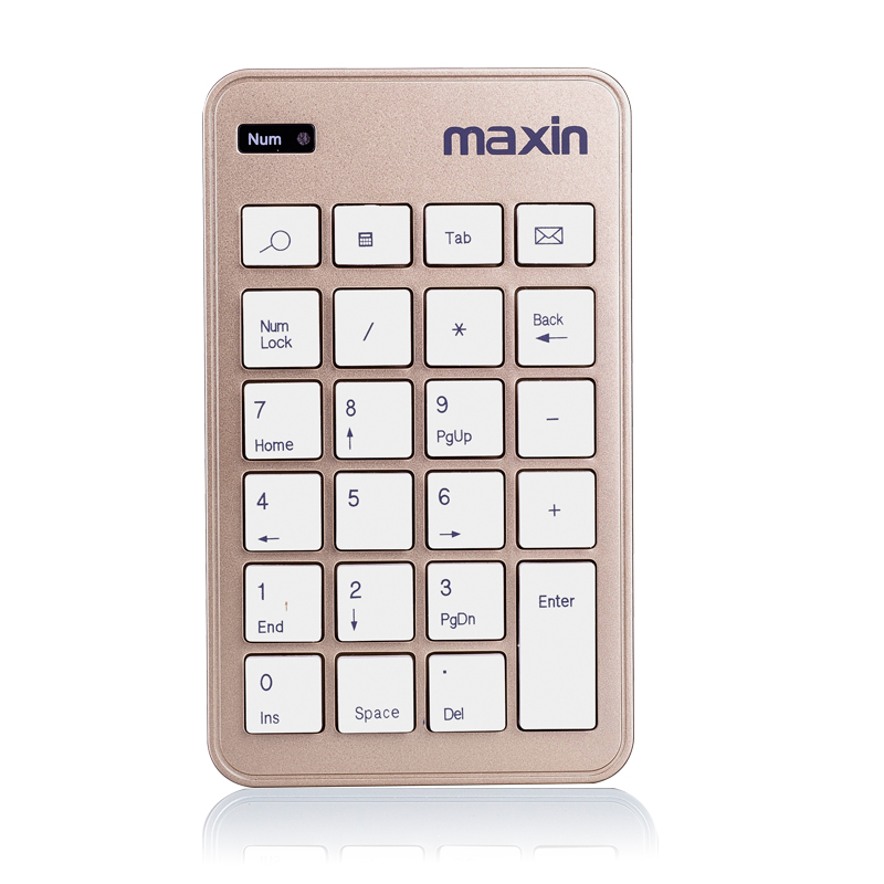 美心 无线数字键盘 23键笔记本台式外接小键盘 薄款无线键鼠套装