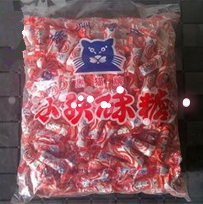 徐州特产正宗金氏黑猫牌小孩酥糖 5斤原厂包装  糖果零食约280颗