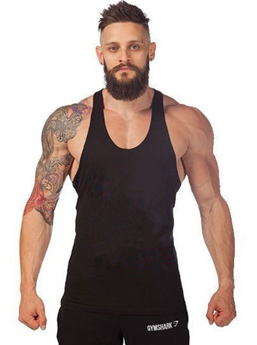 MAN tank top GYM muscle bodybuilding sport vest 男士健身背心