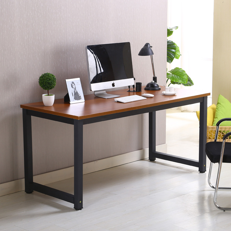 现代简约多功能办公会议桌板式钢木组合电脑桌办公桌两用特价包邮