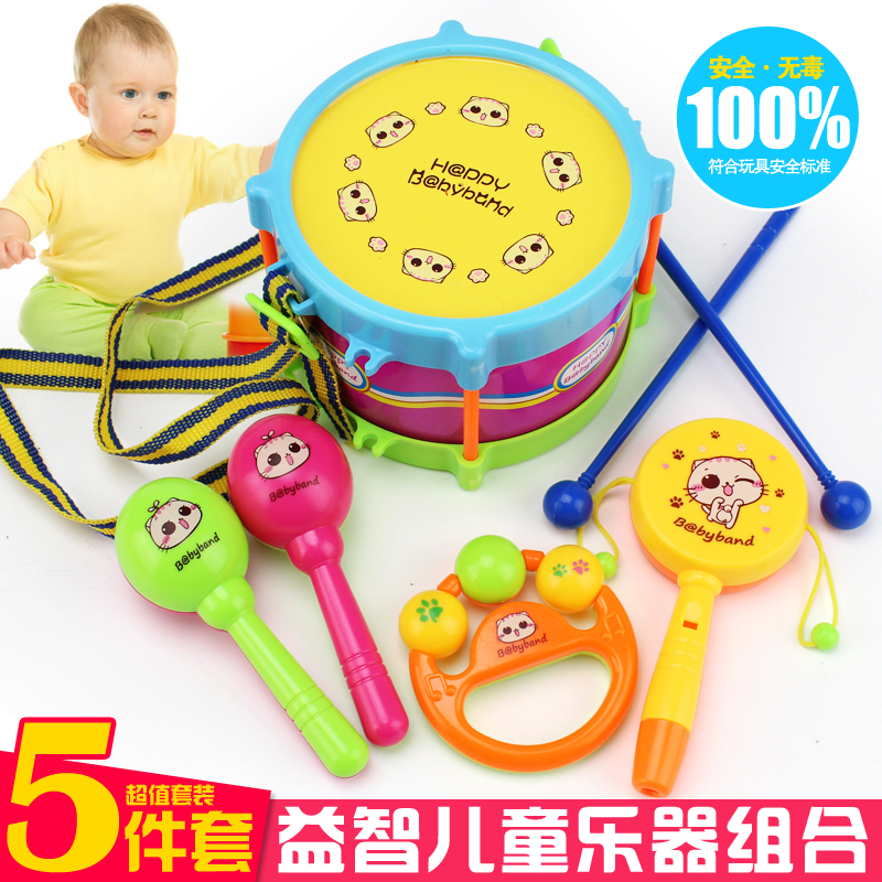 宝宝手拍鼓婴儿0-3岁欢乐拍拍鼓儿童音乐益智早教婴儿玩具