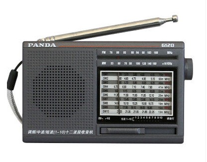 PANDA/熊猫 6120便携式全波段指针式老年人收音机SONY机芯半导体