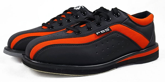 年度新品！PBS专业保龄球运动潮品专用保龄球鞋男款！橙黑