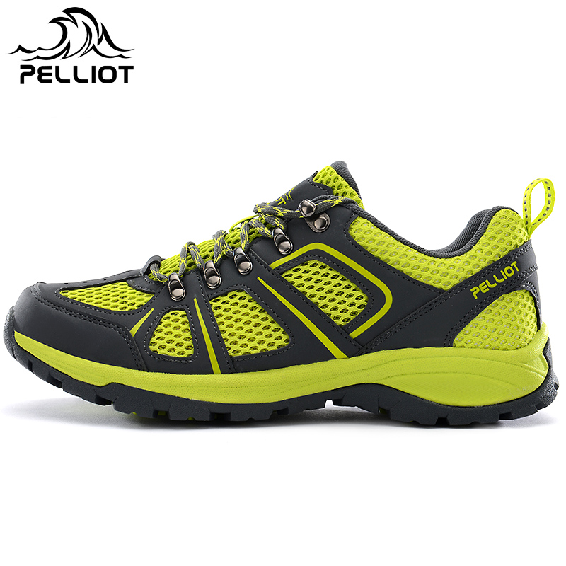 法国PELLIOT户外徒步鞋 男女防滑耐磨登山鞋低帮透气越野跑鞋正品