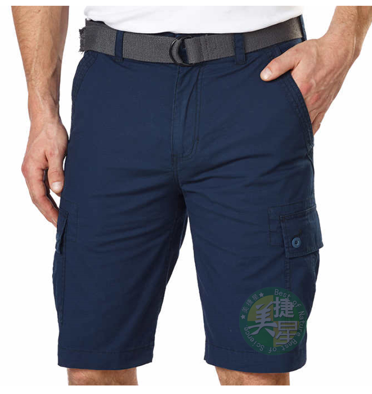 CO美国直邮包邮Wear First休闲短裤五分裤带腰带舒适透气四色可选