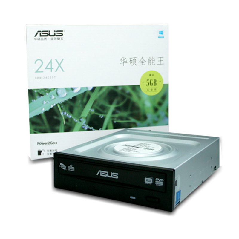 Asus/华硕 DRW-24D3ST内置DVD光驱 sata台式机串口光驱