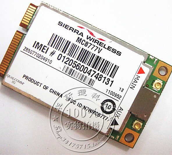原装 Sierra Wireless MC8777V 联通WCDMA PCI-E 内置3G上网卡