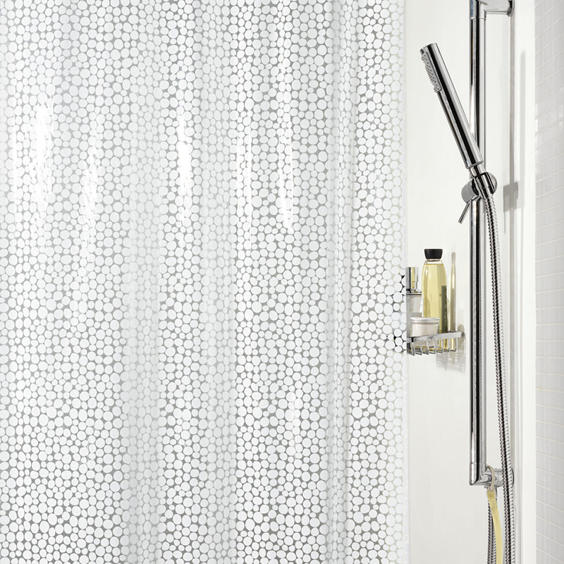 瑞士SPIRELLA透明PVC塑料淋浴帘防水加厚防霉 浴室防水帘子 包邮