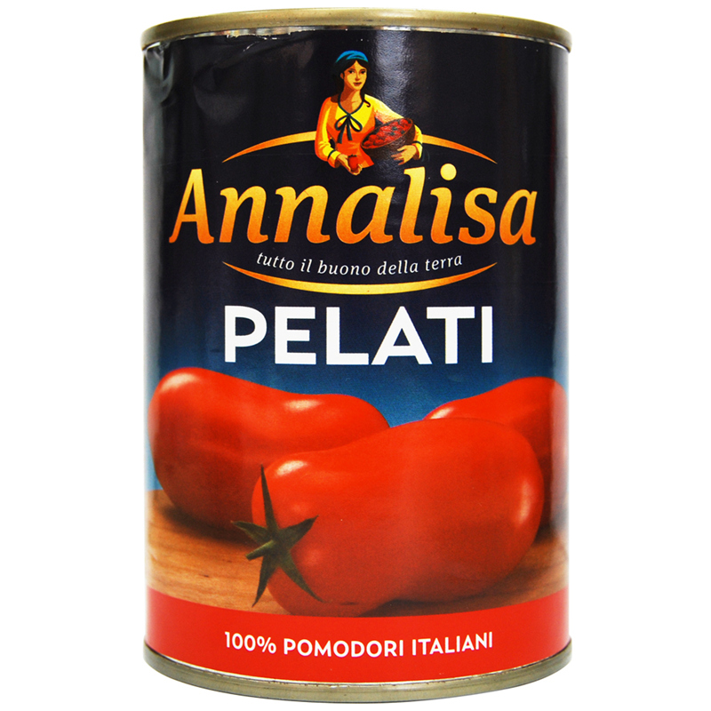 Annalisa pelati 安娜丽莎去皮番茄 意大利面酱 原装进口食品罐头
