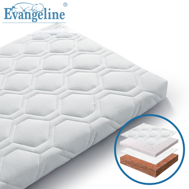 Evangeline天然椰棕可拆洗婴儿床垫 宝宝床垫儿童床垫无甲醛定做