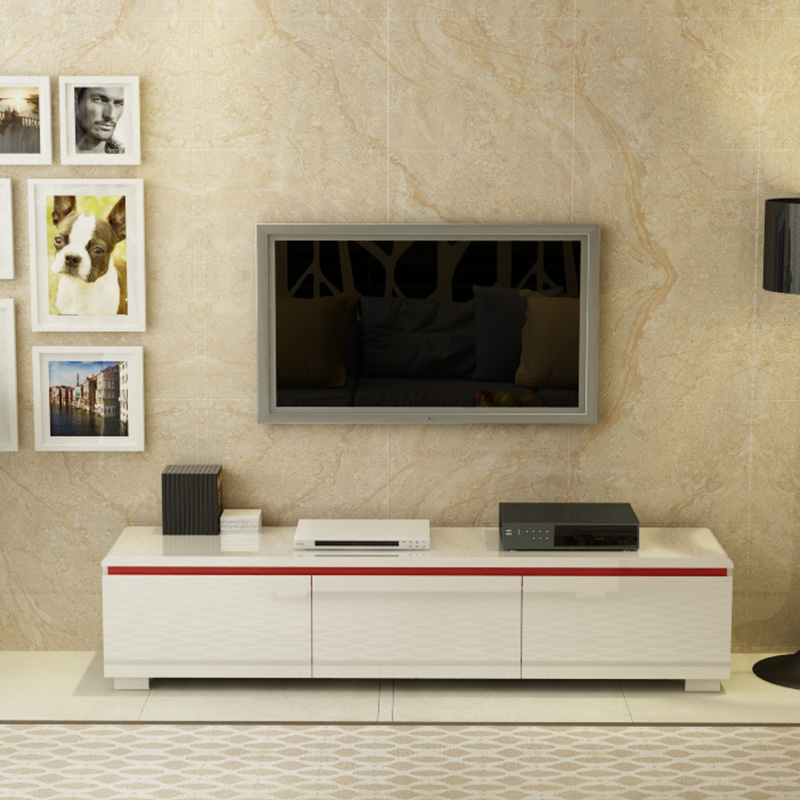 出口简约现代户型伸缩2.3m以上现代简约喷漆电视机柜简易电视柜
