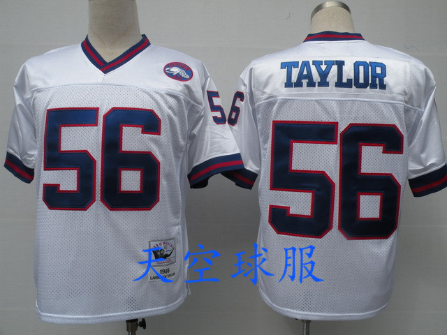 NFL球衣 复古版 纽约巨人New York Giants 56# TAYLOR 橄榄球球服