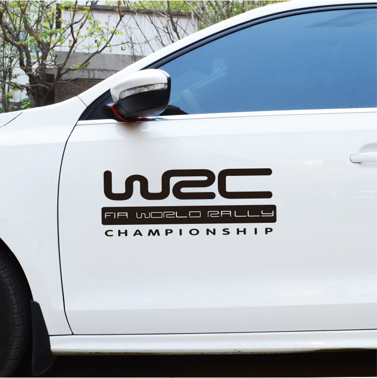 汽车贴纸WRC装饰贴车门侧门车头盖刮痕遮划痕贴机盖贴改装拉花