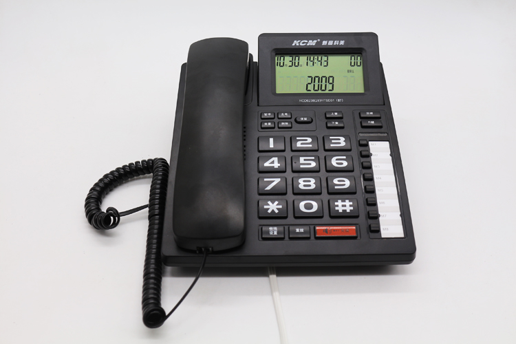 KCM-97商务办公座机带来电显示电话机 固定电话机免电池免提拔号