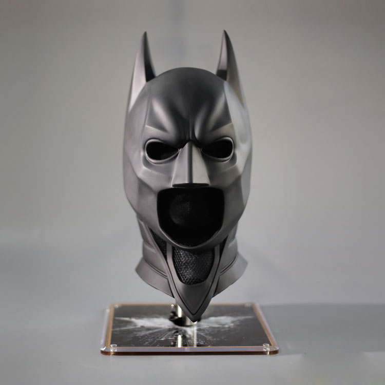 包邮 BRE TOYS 1/1 蝙蝠侠 BATMAN 面具 头盔 可佩戴送支架
