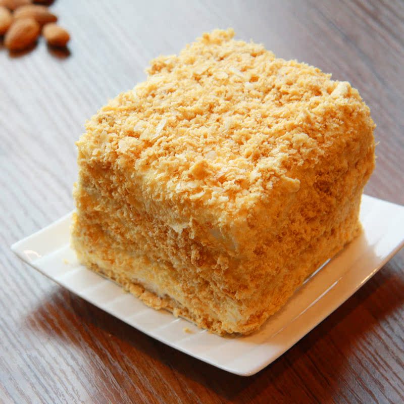 【拿破仑】杭州面包新语 千层酥皮奶油夹心生日蛋糕 同城配送4寸