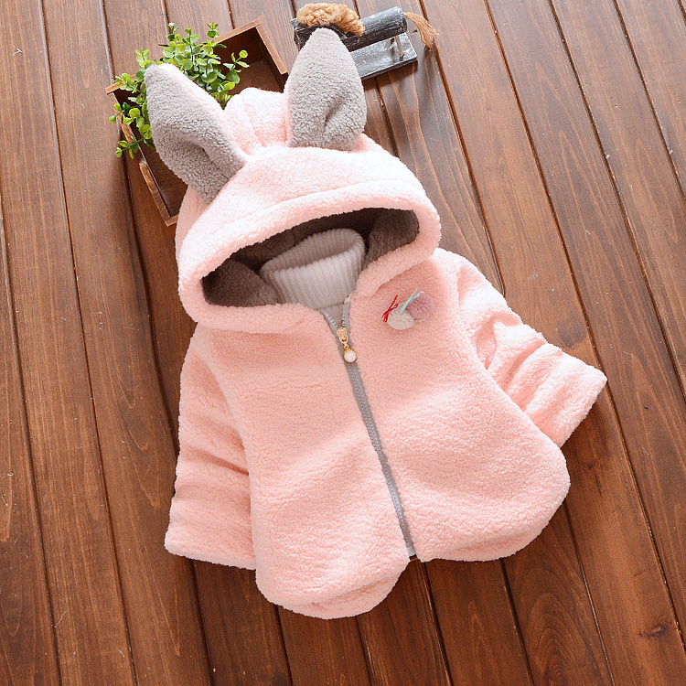 女宝宝秋冬装棉衣外套0婴儿2衣服1岁半3冬季加绒加厚6-12个月周岁