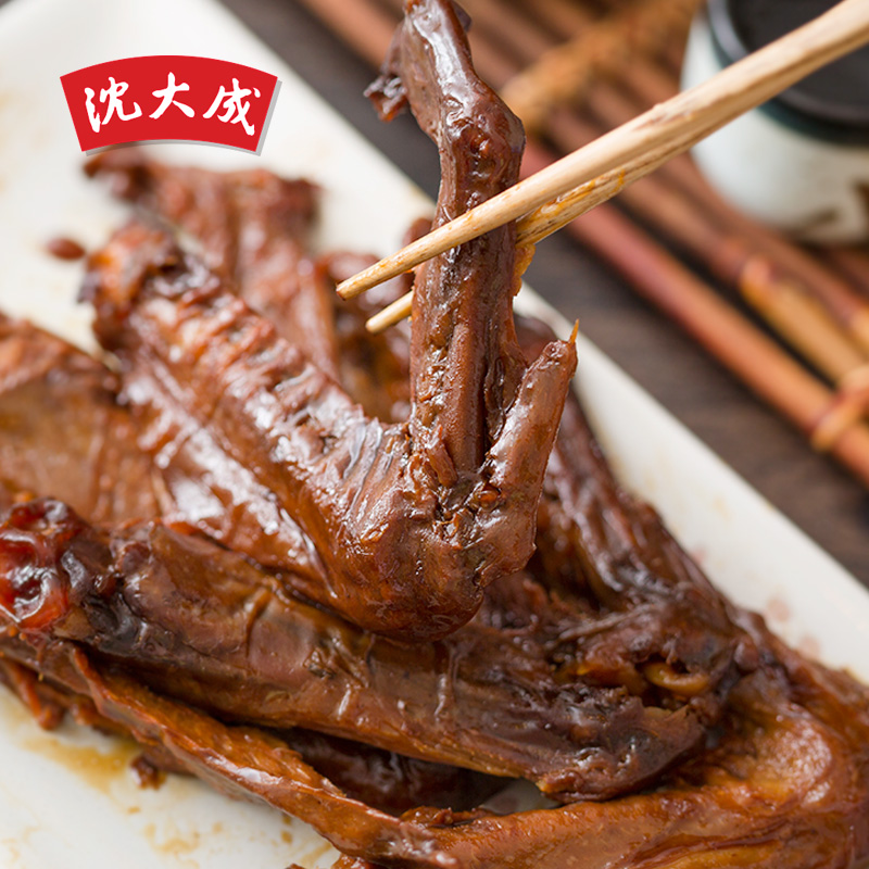 上海特产熟食鸭翅膀 百年老字号沈大成香焗鸭膀 卤肉类熟食品零食