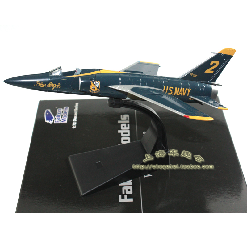 Falcon 飞鹰1:72 美国蓝天使飞行表演队F11F-1合金战斗机模型