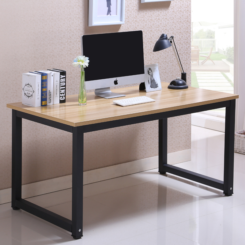 电脑台式桌办公桌简约单人桌子电脑桌1.2米1.4米家用写字台小书桌