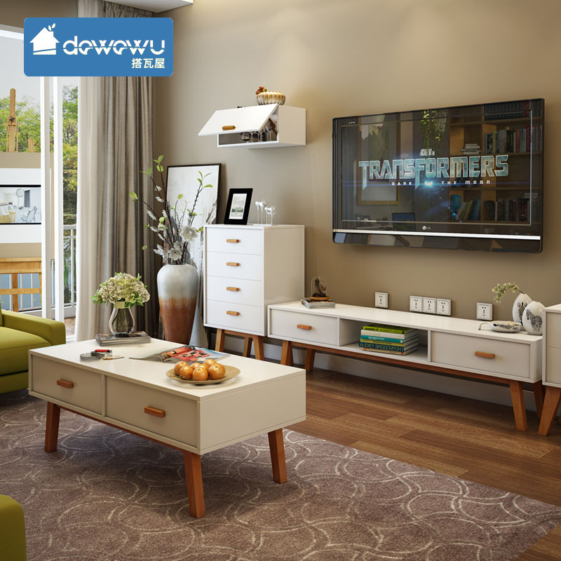 客厅现代简约及户型茶几卧室全部城市白色烤漆简约现代电视柜