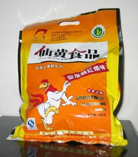 仙居 国家无公害农产品［仙黄牌三黄鸡]鸡肉 红烧味500克