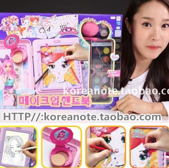现货 凯利和玩具朋友们 韩国正品 凯利的绘画化妆手册游戏礼物