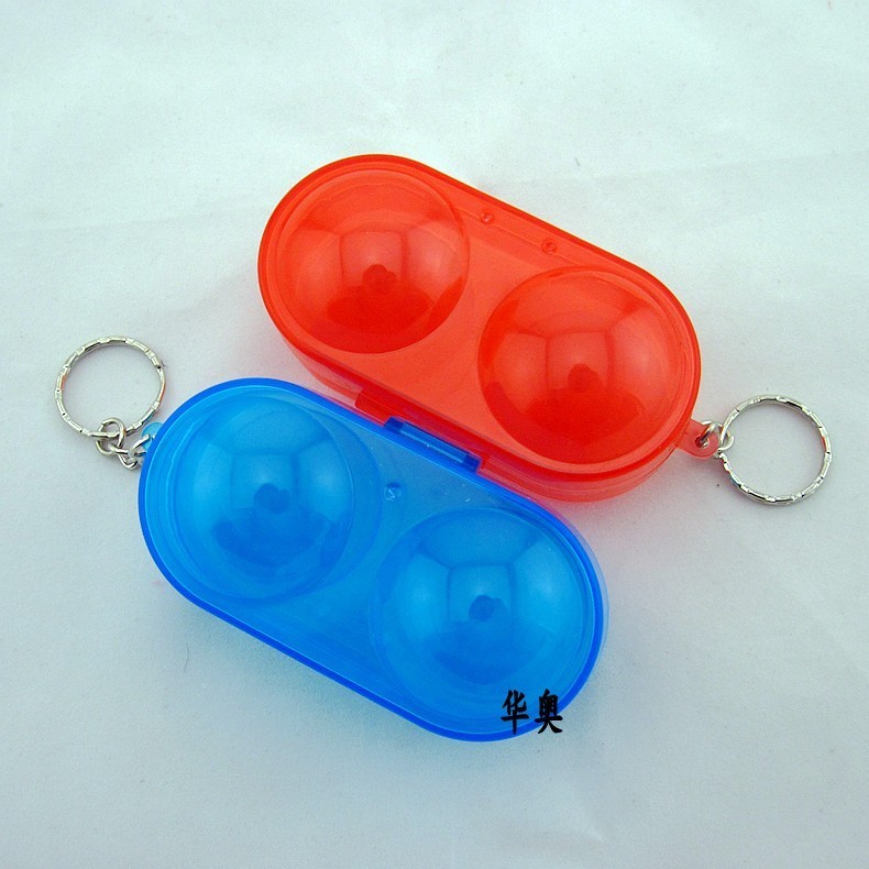 乒乓球专用球盒保护盒 可装两只乒乓球 硬质塑料