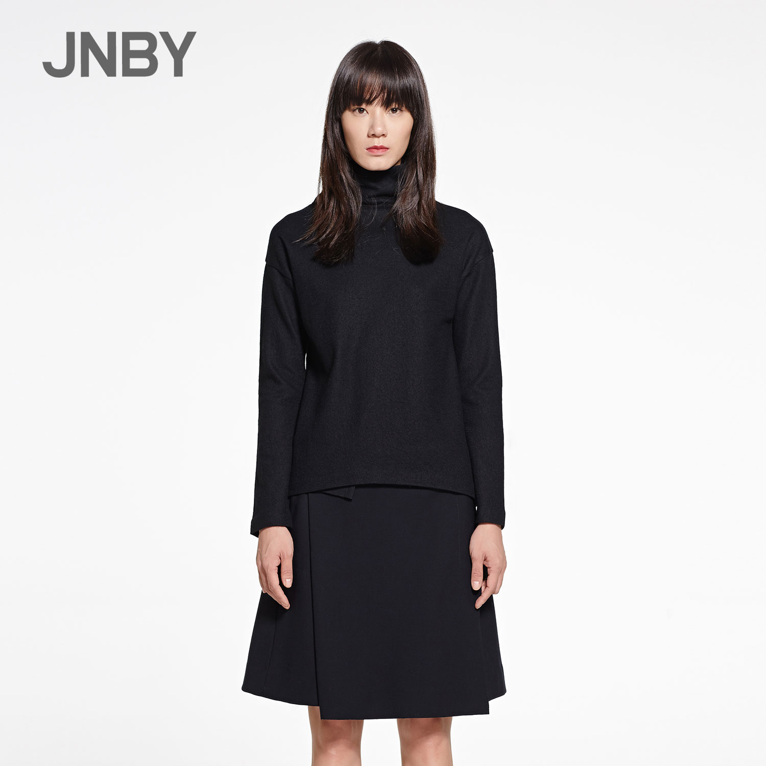 JNBY/江南布衣冬装新款时尚优雅修身女式外套5FA23088
