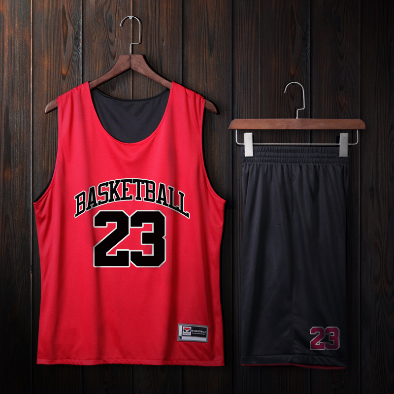 篮球服套装定制男女球衣背心学生比赛训练双面篮球队服团购印字号
