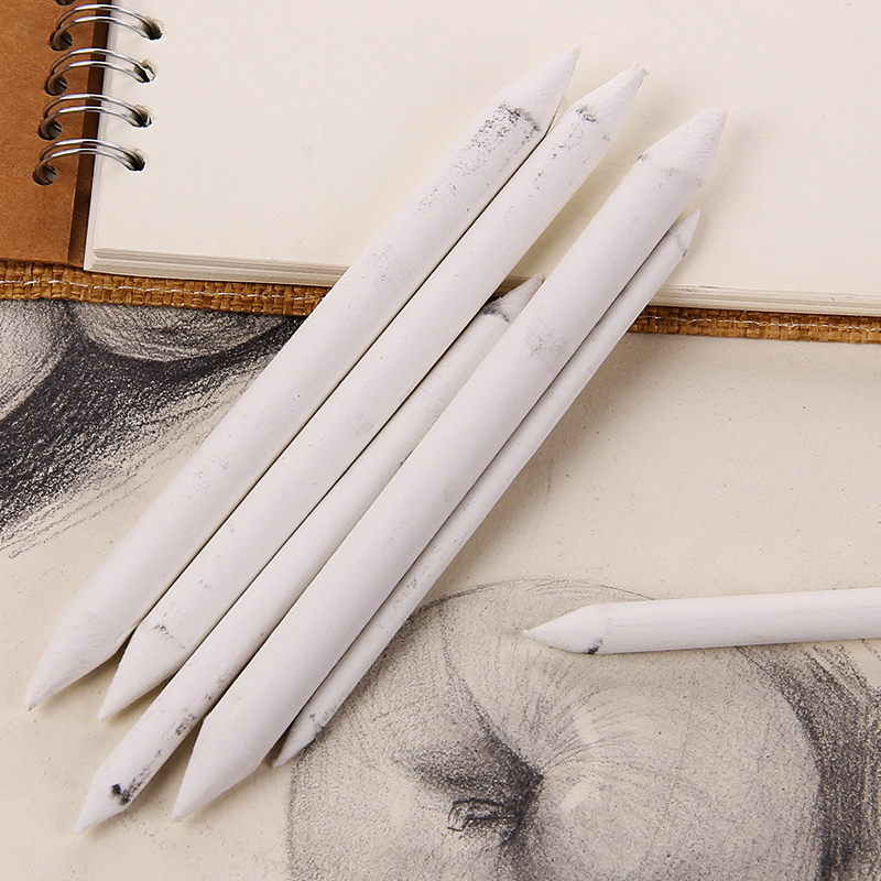 柏伦斯纸笔6支装宣纸擦笔纸擦笔素描纸笔素描涂抹修正笔