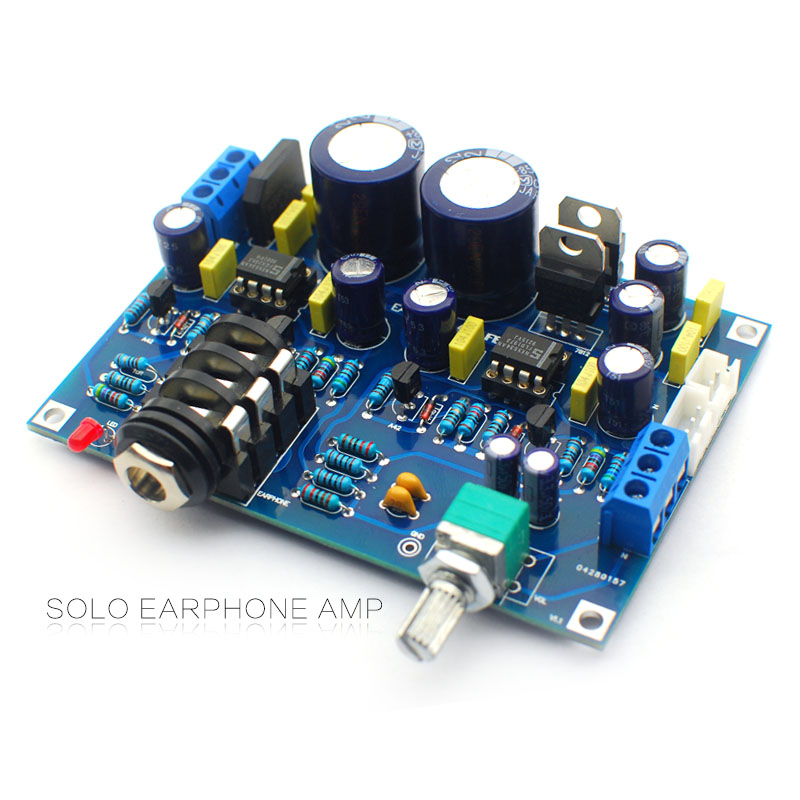 仿英国 SOLO耳放板SOLO耳放套件DIY 散件 可推DT990 HD650无底噪