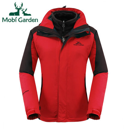 专柜正品 Mobi Garden牧高笛 女 户外两件套冲锋衣 ZWB1218016